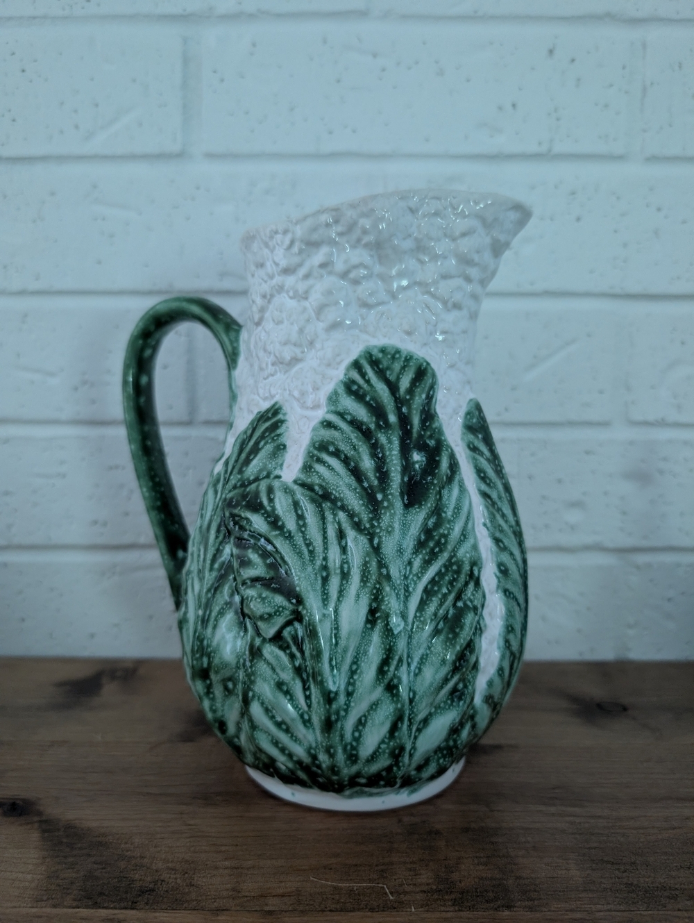Jay Willfred Ceramic Cabbage Pitcher - Vintage - Picture 4 of 9